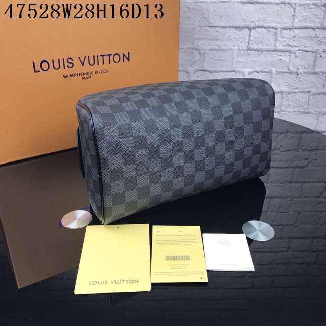 Louis Vuitton Monogram Damier Graphite KING SIZE TOILETRY BAG M47528